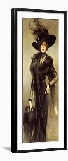 Fashionable Beauty-Francois Flameng-Framed Giclee Print