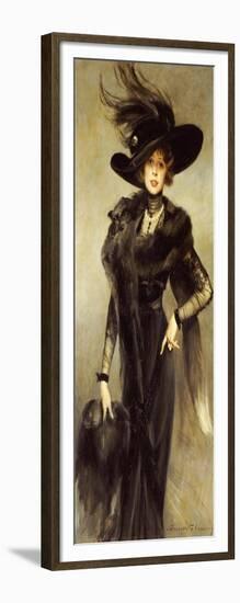 Fashionable Beauty-Francois Flameng-Framed Giclee Print