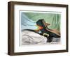 Fashionable Contrasts, or the Duchess's Little Shoe Yielding to the Magnitude of the Duke-James Gillray-Framed Giclee Print