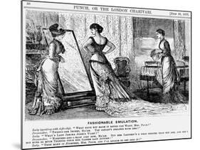 Fashionable Emulation, 1877-George Du Maurier-Mounted Giclee Print