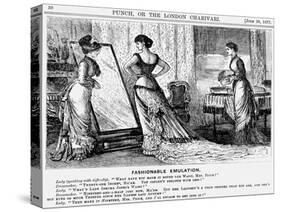 Fashionable Emulation, 1877-George Du Maurier-Stretched Canvas