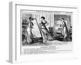 Fashionable Emulation, 1877-George Du Maurier-Framed Giclee Print