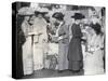 Fashionable English Ladies at Westminster Cathedral Bazaar-null-Stretched Canvas