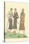 Fashionable Lady Golfers-null-Stretched Canvas