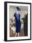 Fashionable Lady in an Outfit-null-Framed Art Print