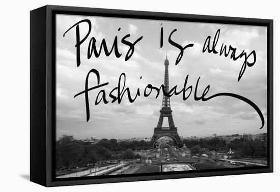 Fashionable Paris-Emily Navas-Framed Stretched Canvas