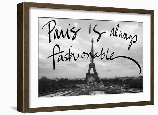Fashionable Paris-Emily Navas-Framed Art Print