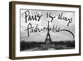 Fashionable Paris-Emily Navas-Framed Art Print