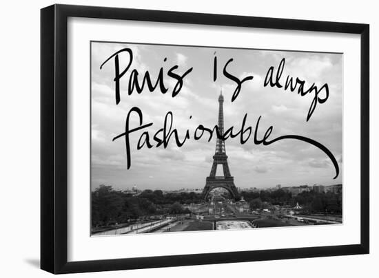 Fashionable Paris-Emily Navas-Framed Art Print