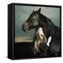 Fashionable Portrait of a Beautiful Young Woman and Horse-George Mayer-Framed Stretched Canvas