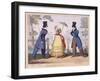 Fashionable Portraits, a Scene in Hyde Park, 1819-Isaac Cruikshank-Framed Giclee Print