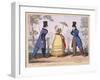 Fashionable Portraits, a Scene in Hyde Park, 1819-Isaac Cruikshank-Framed Giclee Print