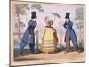 Fashionable Portraits, a Scene in Hyde Park, 1819-Isaac Cruikshank-Mounted Giclee Print