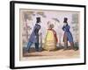 Fashionable Portraits, a Scene in Hyde Park, 1819-Isaac Cruikshank-Framed Giclee Print