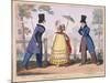 Fashionable Portraits, a Scene in Hyde Park, 1819-Isaac Cruikshank-Mounted Giclee Print