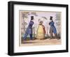 Fashionable Portraits, a Scene in Hyde Park, 1819-Isaac Cruikshank-Framed Giclee Print