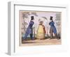 Fashionable Portraits, a Scene in Hyde Park, 1819-Isaac Cruikshank-Framed Giclee Print