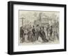 Fashionable Promenade and Concert in the Champs Elysees, Paris-null-Framed Giclee Print