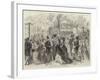 Fashionable Promenade and Concert in the Champs Elysees, Paris-null-Framed Giclee Print