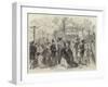 Fashionable Promenade and Concert in the Champs Elysees, Paris-null-Framed Giclee Print