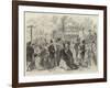 Fashionable Promenade and Concert in the Champs Elysees, Paris-null-Framed Giclee Print