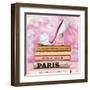 Fashionable Reading-Pink Pink-Framed Art Print