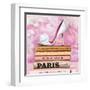 Fashionable Reading-Pink Pink-Framed Art Print