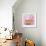 Fashionable Reading-Pink Pink-Framed Art Print displayed on a wall