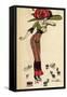 Fashionable Women 1911-null-Framed Stretched Canvas