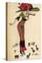 Fashionable Women 1911-null-Stretched Canvas