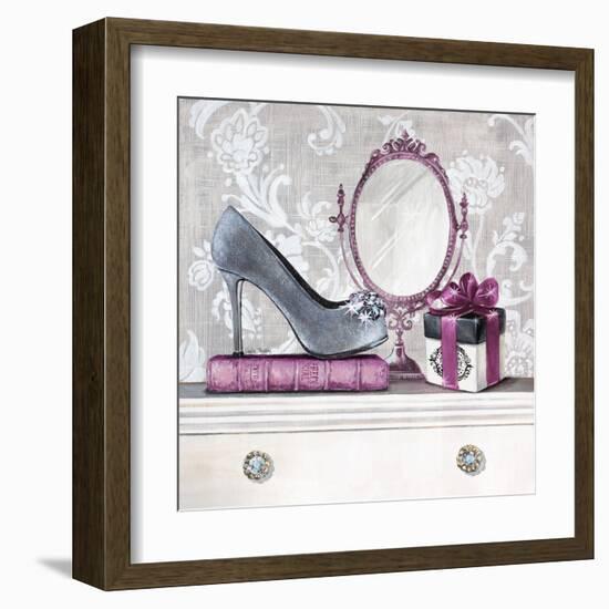 Fashionably Gifted Plum-Angela Staehling-Framed Art Print