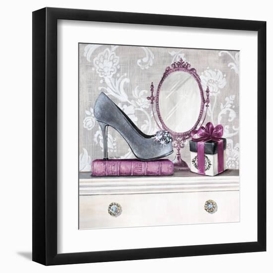 Fashionably Gifted Plum-Angela Staehling-Framed Art Print