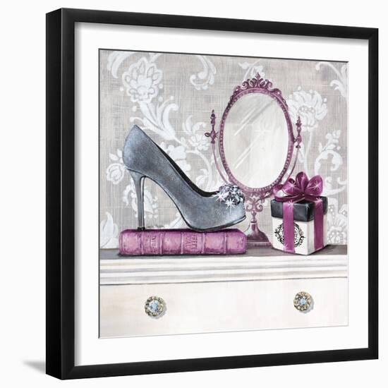 Fashionably Gifted Plum-Angela Staehling-Framed Art Print