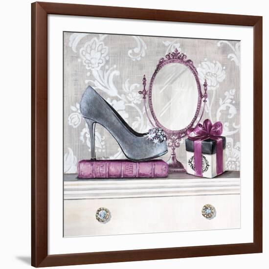 Fashionably Gifted Plum-Angela Staehling-Framed Art Print