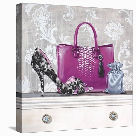 Fashionably Prepared Plum-Angela Staehling-Stretched Canvas