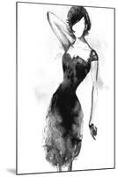 Fashionista - Ebony-Mark Chandon-Mounted Giclee Print