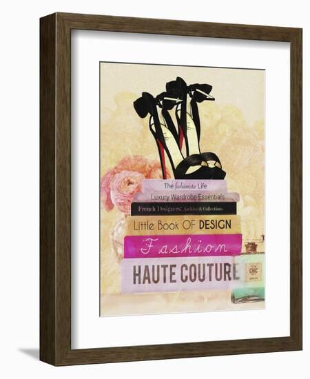 Fashionista Reads 2-Natasha Wescoat-Framed Premium Giclee Print