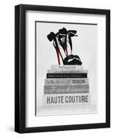 Fashionista Reads 3-Natasha Wescoat-Framed Premium Giclee Print