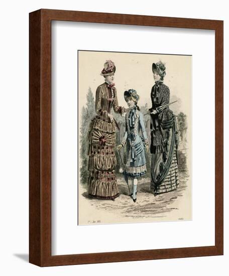 Fashions 1 July 1883-null-Framed Art Print