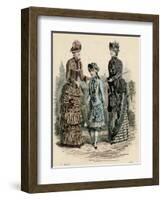 Fashions 1 July 1883-null-Framed Art Print