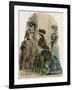 Fashions Early 1880S-null-Framed Art Print