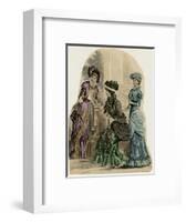 Fashions Early 1880S-null-Framed Art Print