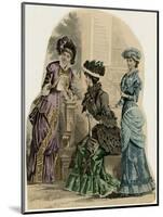 Fashions Early 1880S-null-Mounted Art Print