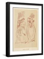 Fashions for 1788-John Ashton-Framed Art Print