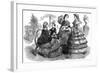 Fashions for August, 1857-null-Framed Giclee Print