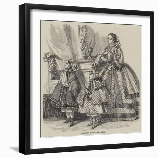 Fashions for the New Year-null-Framed Giclee Print