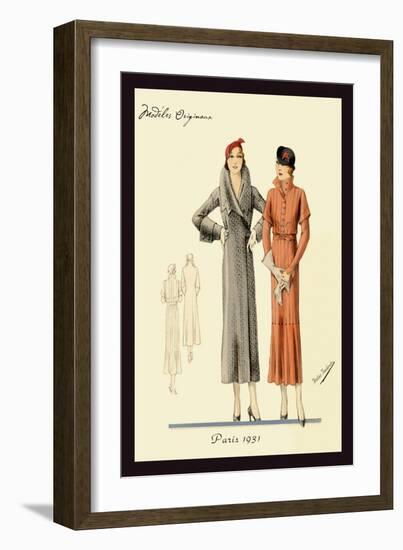 Fashions for Urban Ladies-null-Framed Art Print