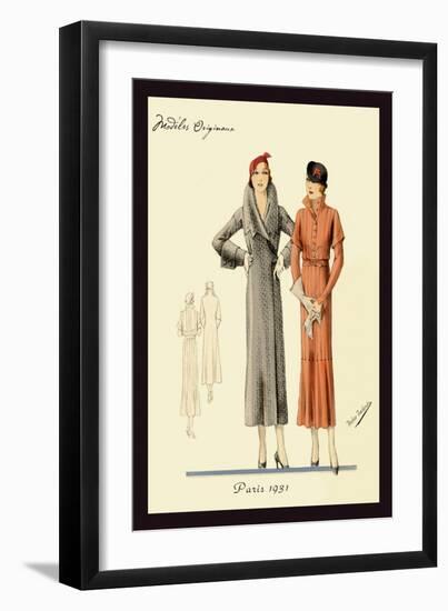 Fashions for Urban Ladies-null-Framed Art Print