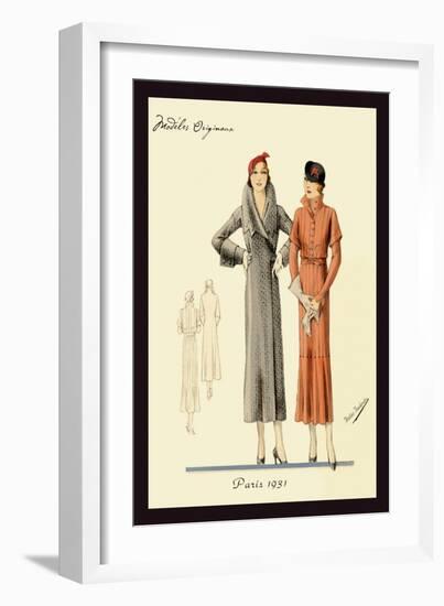 Fashions for Urban Ladies-null-Framed Art Print