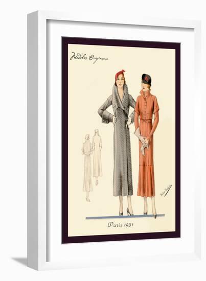 Fashions for Urban Ladies-null-Framed Art Print